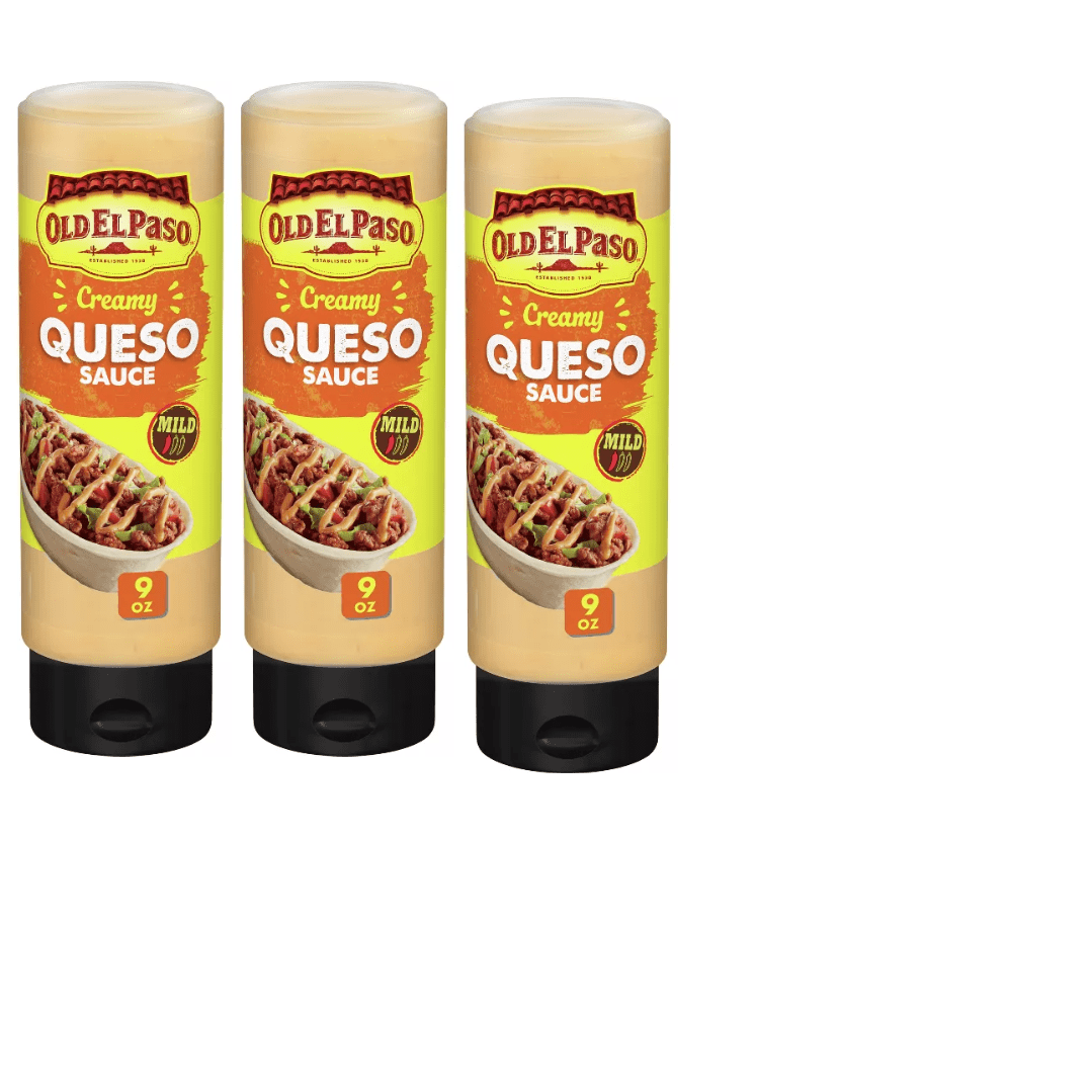 Old El Paso Sauce Creamy Queso - 9oz pack of 3