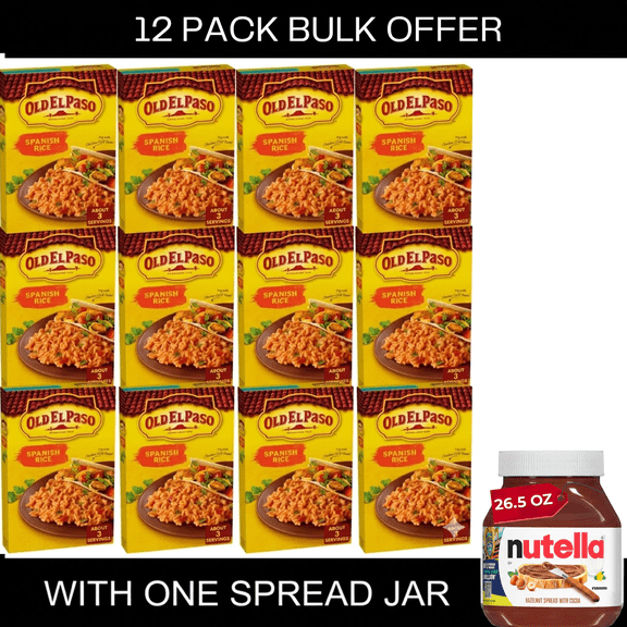Old El Paso Spanish Style Rice Mix, Side Dish, 7.6 oz Box