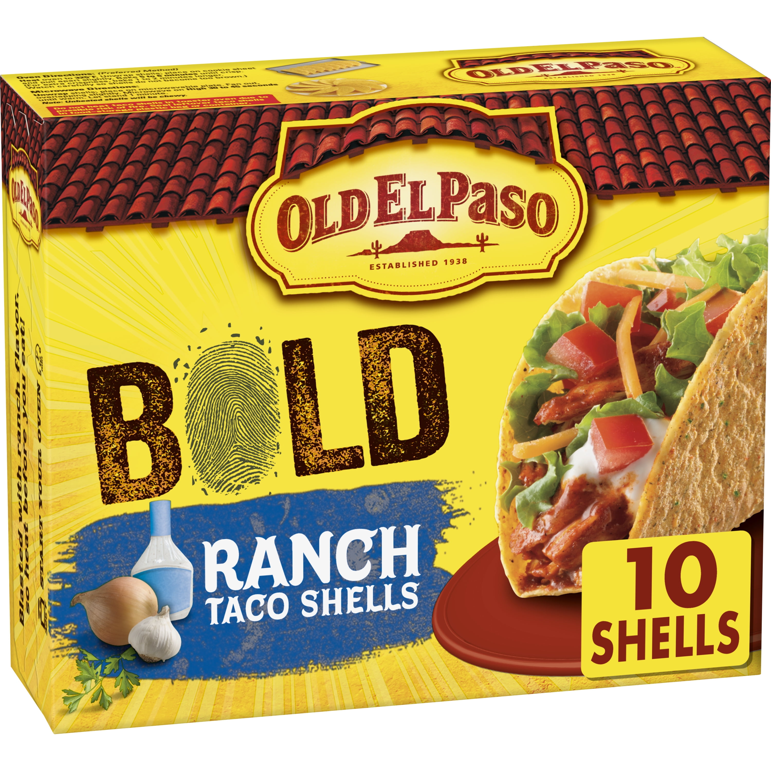 Old El Paso Stand â N Stuff Crunchy Taco Shells, Zesty Ranch Flavored