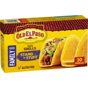 Old El Paso Stand 'N Stuff Taco Shells, Gluten Free, Family Size, 20-count