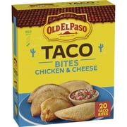 Old El Paso Taco Bites, Chicken and Cheese, Frozen Snacks, 20 Ct, 13 oz