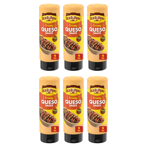 Old El Paso Taco Sauce - Creamy Queso Dip, 9 oz. (Pack of 6)