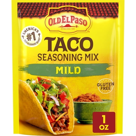 Old El Paso Mild Taco Seasoning Mix, Gluten Free, 1 oz