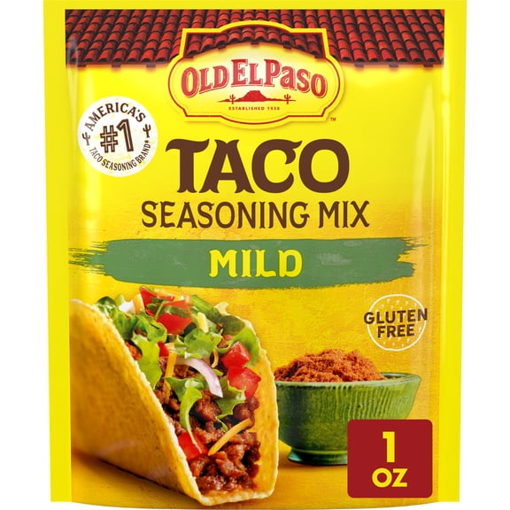 Old El Paso Mild Taco Seasoning Mix, Gluten Free, 1 oz