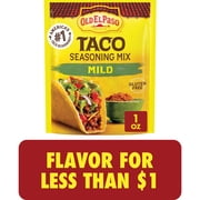 Old El Paso Mild Taco Seasoning Mix, Gluten Free, 1 oz