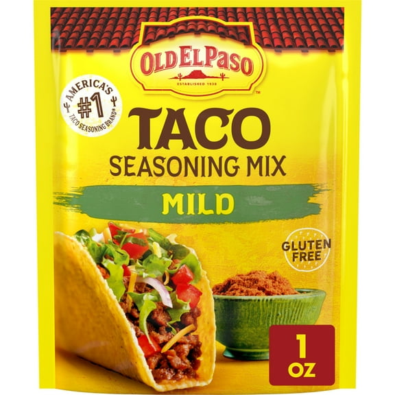 Old El Paso Mild Taco Seasoning Mix, Gluten Free, 1 oz