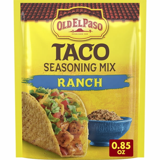 Old El Paso Taco Seasoning Mix, Ranch Flavored, 0.85 oz Walmart