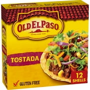 Old El Paso Tostada Shells, Gluten Free, Meal Prep, 12 Ct, 4.5 oz
