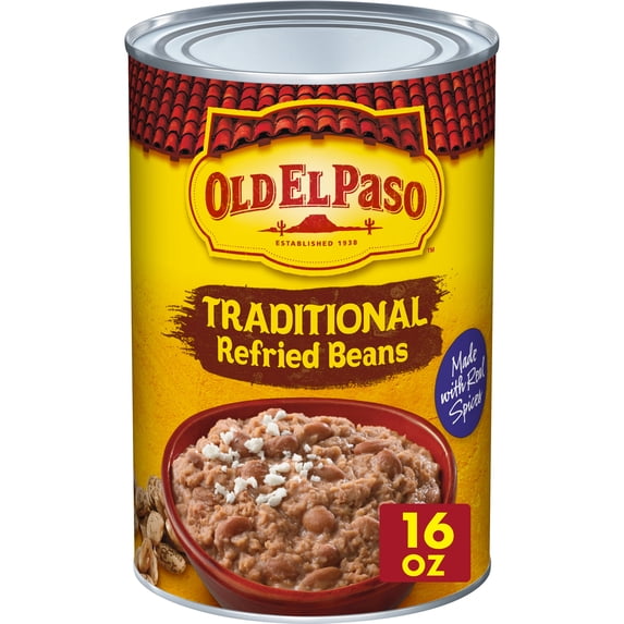 Old El Paso Traditional Refried Beans (16 oz Can)