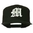 thumbnail image 1 of Old English 3D M Embroidered Cap - Black OSFM, 1 of 5