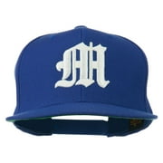 Old English 3D M Embroidered Cap - Royal OSFM