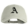 thumbnail image 1 of Old English A Embroidered Big Size Washed Pigment Dyed Cap - Stone XL-3XL, 1 of 5