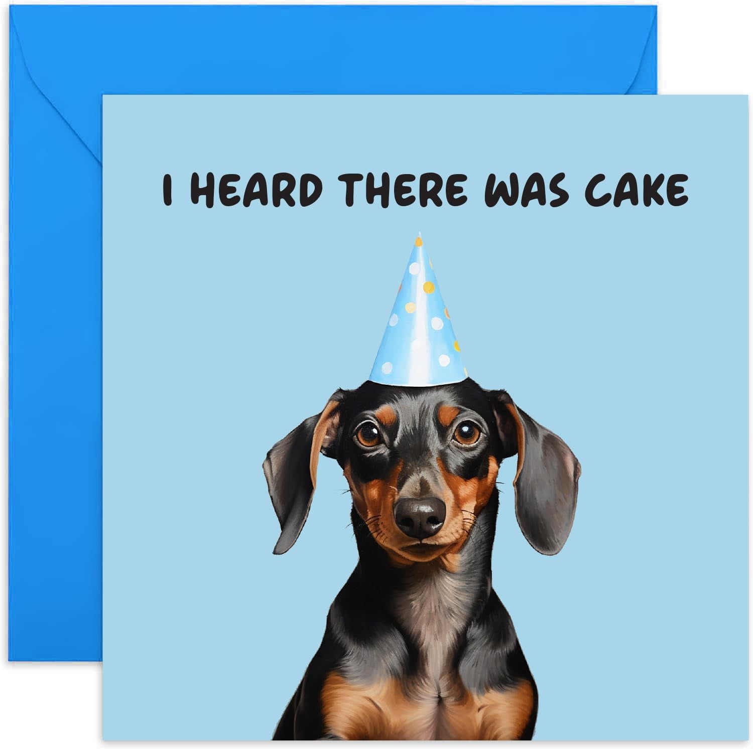 Funny Sausage Dog Birthday Card - 'Cool As Ever' Blank Inside Card For Men & Women