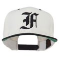 thumbnail image 1 of Old English F Embroidered Flat Bill Cap - Natural Black OSFM, 1 of 5