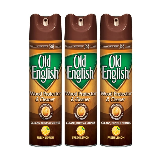 Old English Furniture Polish Spray, Lemon 12.50 oz (Pack of 3