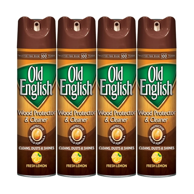 Old English Lemon Furniture Polish Aerosol Spray 12.50 oz Dust & Wax