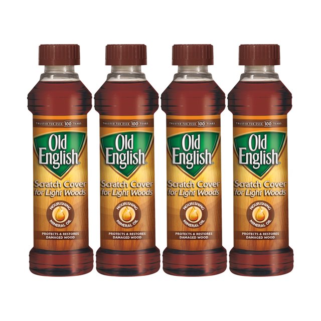 Old English Light Wood Scratch Cover, 8 oz (Pack of 4)