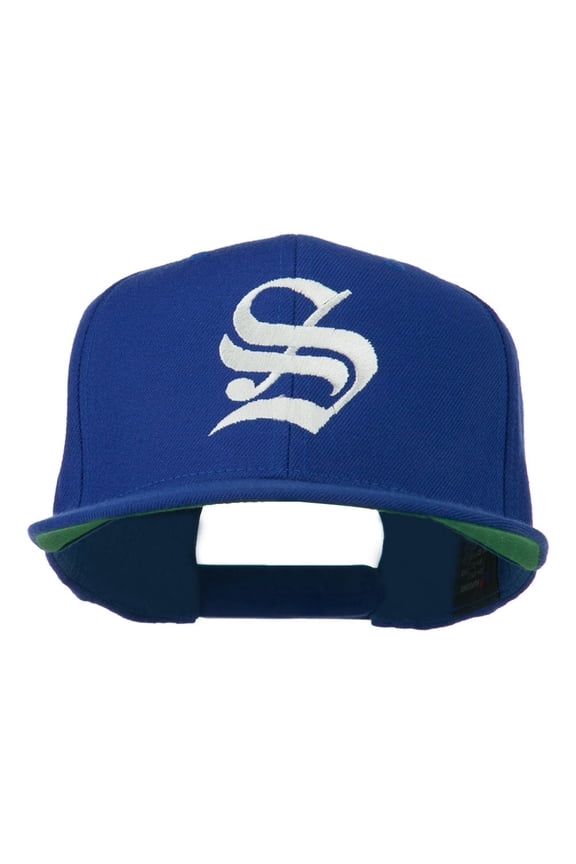 Old English S Embroidered Cap - Royal OSFM