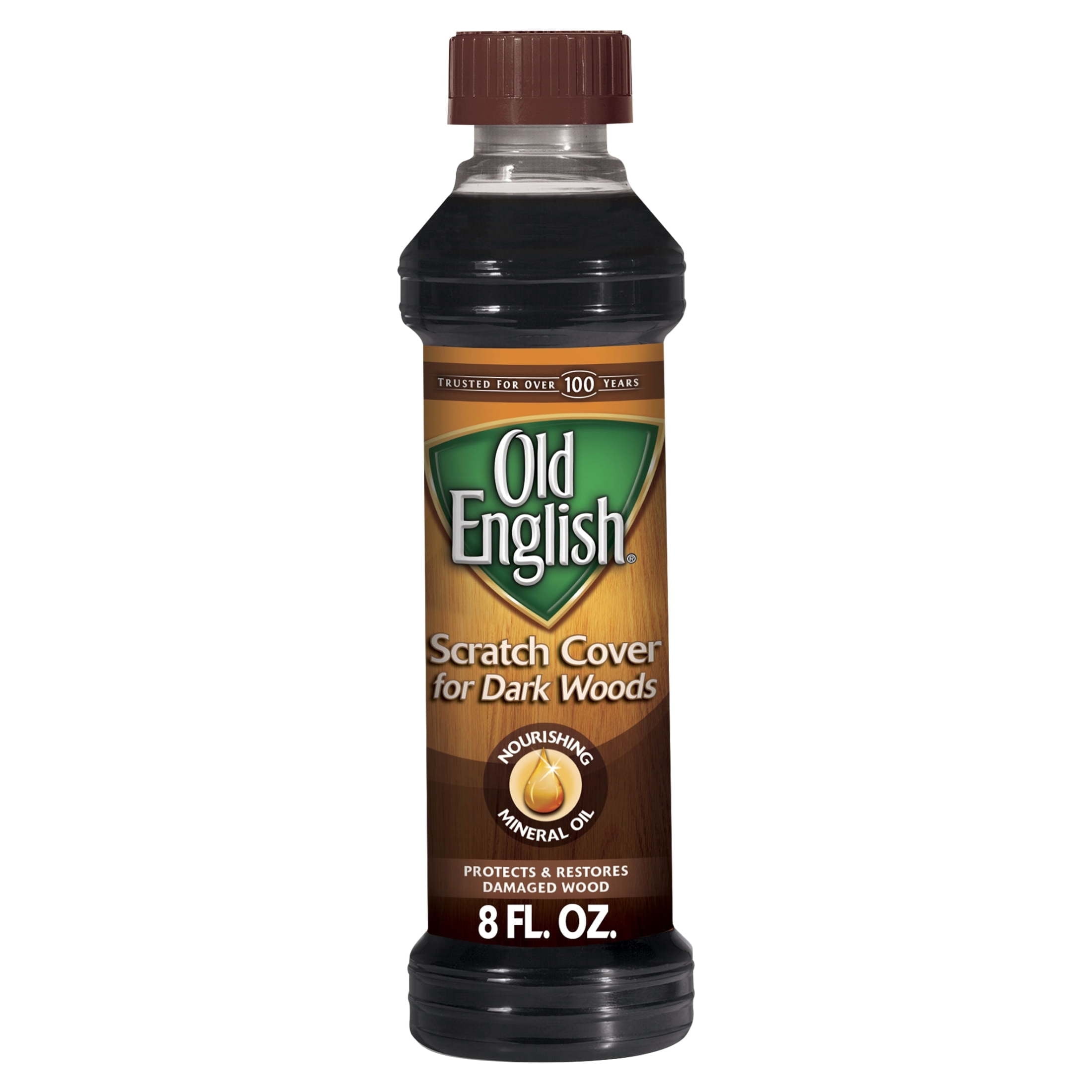 Old English Dark Wood Furniture Oil Scratch Cover Polish, 8oz