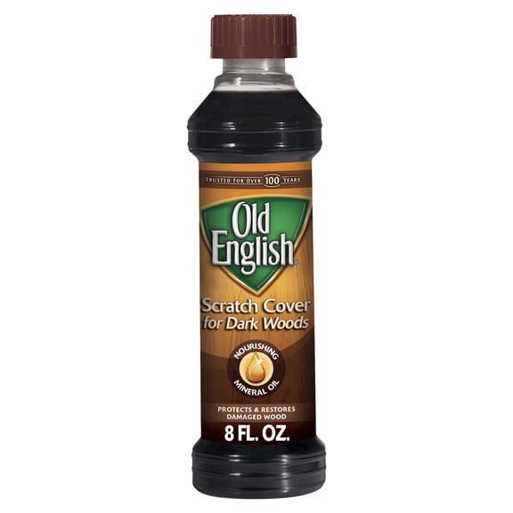 Old English Dark Wood Furniture Oil Scratch Cover Polish, 8oz