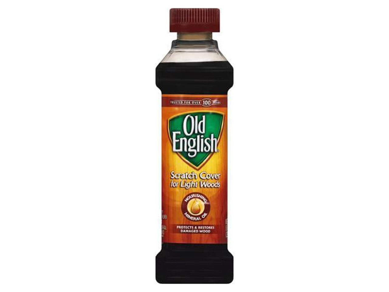 Old English Scratch Cover For Light Woods, 8 fl oz Bottle, Wood Polish