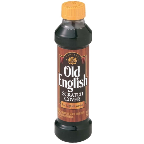 Old English Scratch Cover For Light Woods, 8oz Bottle, Wood Polish