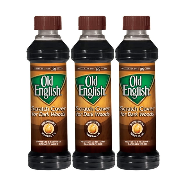 Old English Scratch Cover for Dark Woods Polish 8 oz (Pack of 3