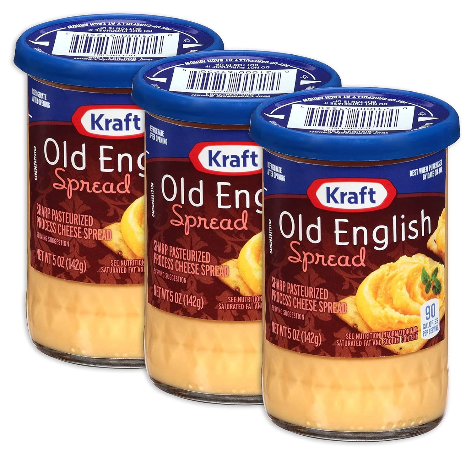 Old English, Sharp Cheddar Cheese Spread, 5 Oz (3 Jar)