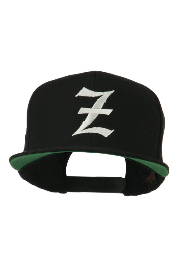 Old English Z Embroidered Cap - Black OSFM
