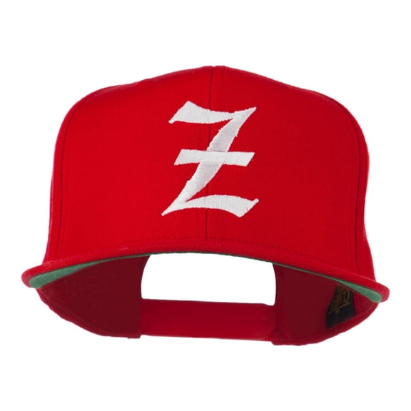 Old English Z Embroidered Cap - Red OSFM