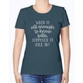 thumbnail image 1 of Old Enough to Know Better for Ladies Dark T-Shirt, 1 of 6