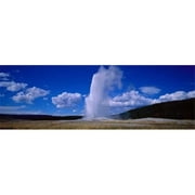 Old Faithful Yellowstone National Park Wyoming USA Poster Print - 18 x 6