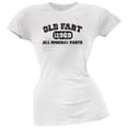 thumbnail image 1 of Old Fart Original Parts 1969 Funny White Juniors Soft T-Shirt - Large, 1 of 1