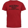 thumbnail image 1 of Old Fart Original Parts 1975 Funny Red Adult T-Shirt - Small, 1 of 1