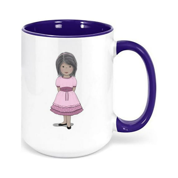 Old Fashion Mug, Matilda, God's Girls Collection, Classic Mug, Old Timer Mug, Gift For Grandma, Vintage Coffee Mug, Latina Girl, Latina Mug, BLUE