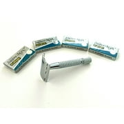 Old Fashion Vintage Classic Safety Razor Set With Double Edge Razor Blades
