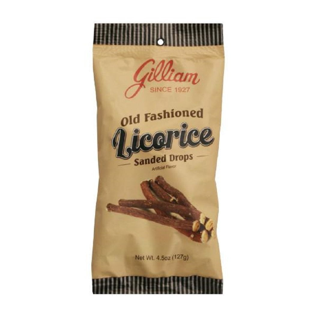 Old Fashioned Candy Flavored Sanded Licorice Drops (4.5 oz. Bag