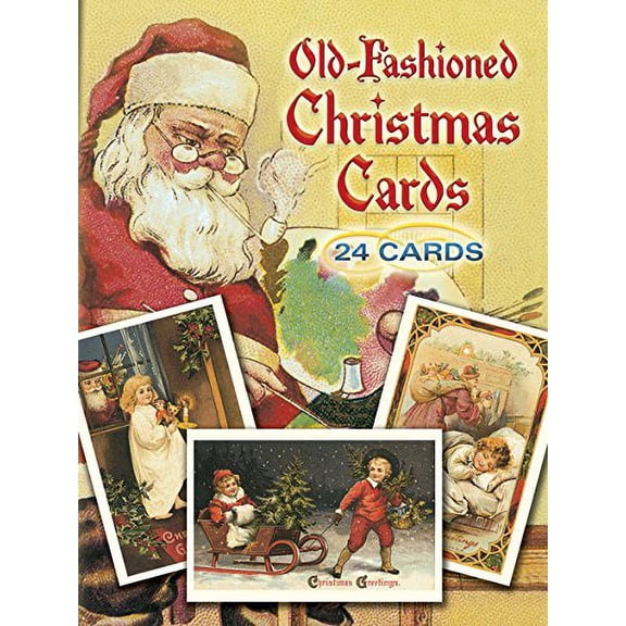Pre-Owned Old-Fashioned Christmas Postcards: 24 Full-Colour Ready-to-Mail Cards (Dover Postcards) Paperback