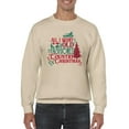 thumbnail image 1 of Old-Fashioned Country Christmas Men's Sweatshirt, 1 of 4