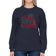 thumbnail image 1 of Old-Fashioned Country Christmas Women's Sweatshirt, 1 of 4