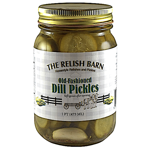 Old Fashioned Dill Pickles 16oz 1 Pint (473ml) Southern Gourmet Pickled- All Natural Ingredients