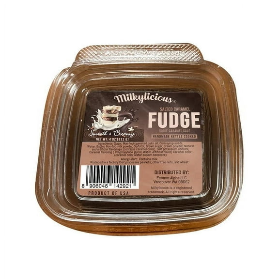 Old Fashioned Handmade Smooth Creamy Fudge - Salted Caramel (1/4 Pound)