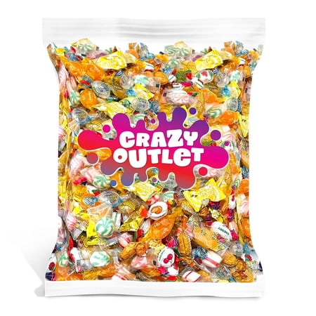 Old Fashioned Hard Candy Assortment Arcor, Butter 'n' Cream, Ginger, Fruit Filled, Butterscotch, Bulk Pack 3 Pounds