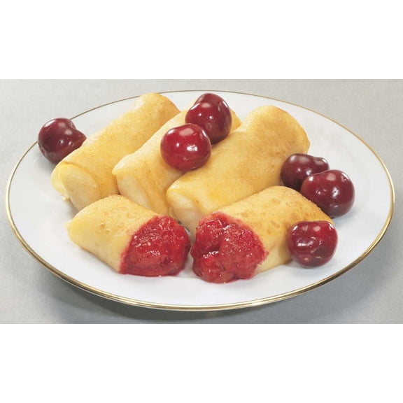 Old Fashioned Kitchen Lacy Leaf Cheese Blintz, 2.25 Ounce - 144 per case.