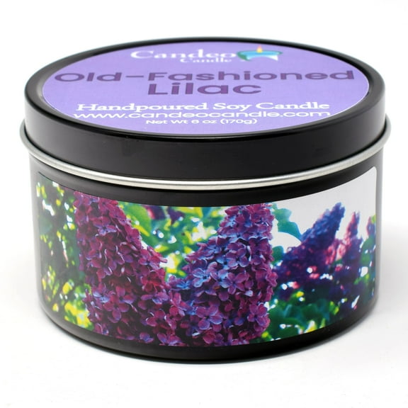 Old-Fashioned Lilac, 6oz Soy Candle Tin
