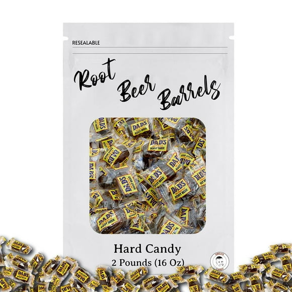 Old Fashioned Candies | Dad's Root Beer Barrels - 2 Pounds Hard Candy
