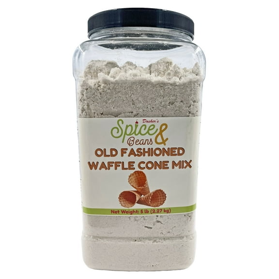 Old Fashioned Waffle Cone Mix By Dasher's Spice & Beans | Made in America | 5 lb