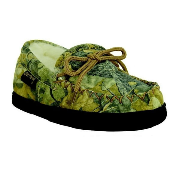 Old Friend Footwear Children's Camouflage Suede Leather Loafer 461127 (C10)