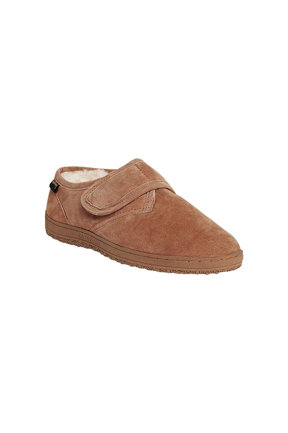 Footwear Old Friend Adjustable Bootee Slipper Brown | 421197 215