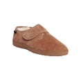 thumbnail image 1 of Old Friend Footwear Old Friend Adjustable Bootee Wide Slipper Brown | 421204 215, 1 of 4